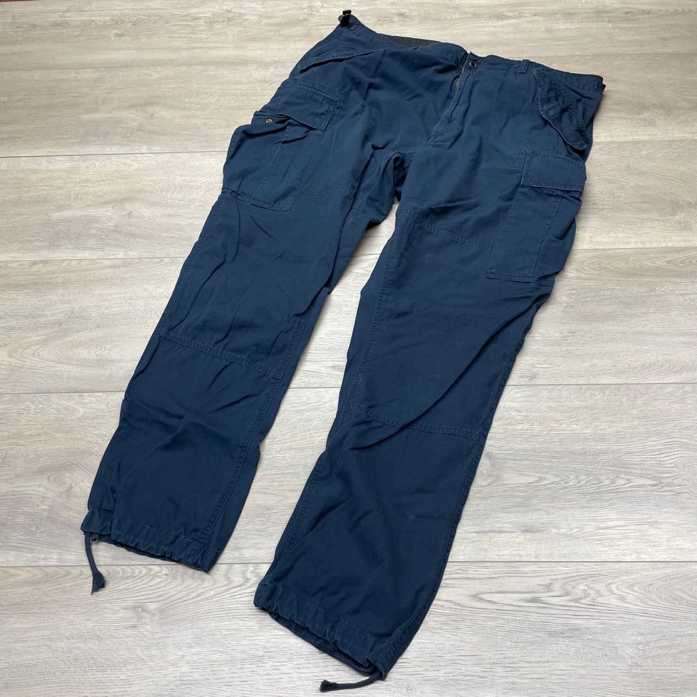 Polo Ralph Lauren Cargo Pants Mens 40/32 Navy Blue Slim Fit Surplus Utility
